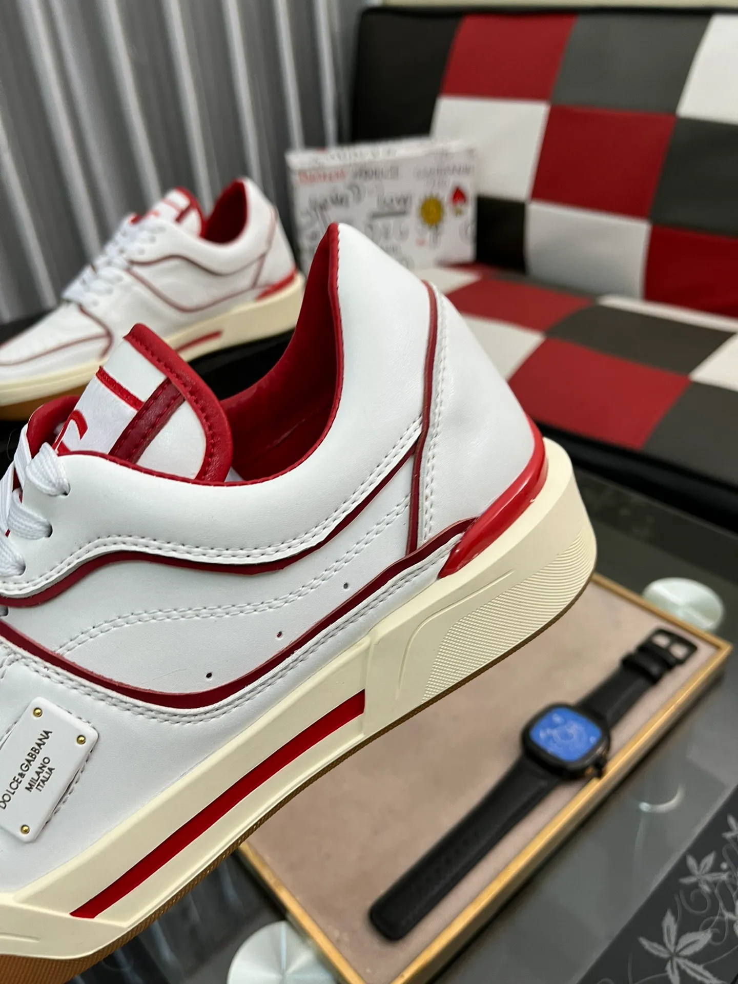 Ex-factory price 480⌚️⌚️[DG] The latest official website high-top casual, men's shoes with original quality imported first-layer cowhide stitching➕Yangli [Proud] In terms of materials and workmanship, it beats all versions on the market💕Highest quality shipments. Real photos, imported fabrics highlight the unique charm of the brand😘The shoelaces are also original custom-made👻Classic lace-up shoes are very comfortable on the feet, and the sizes are 38-462⃣️Color options